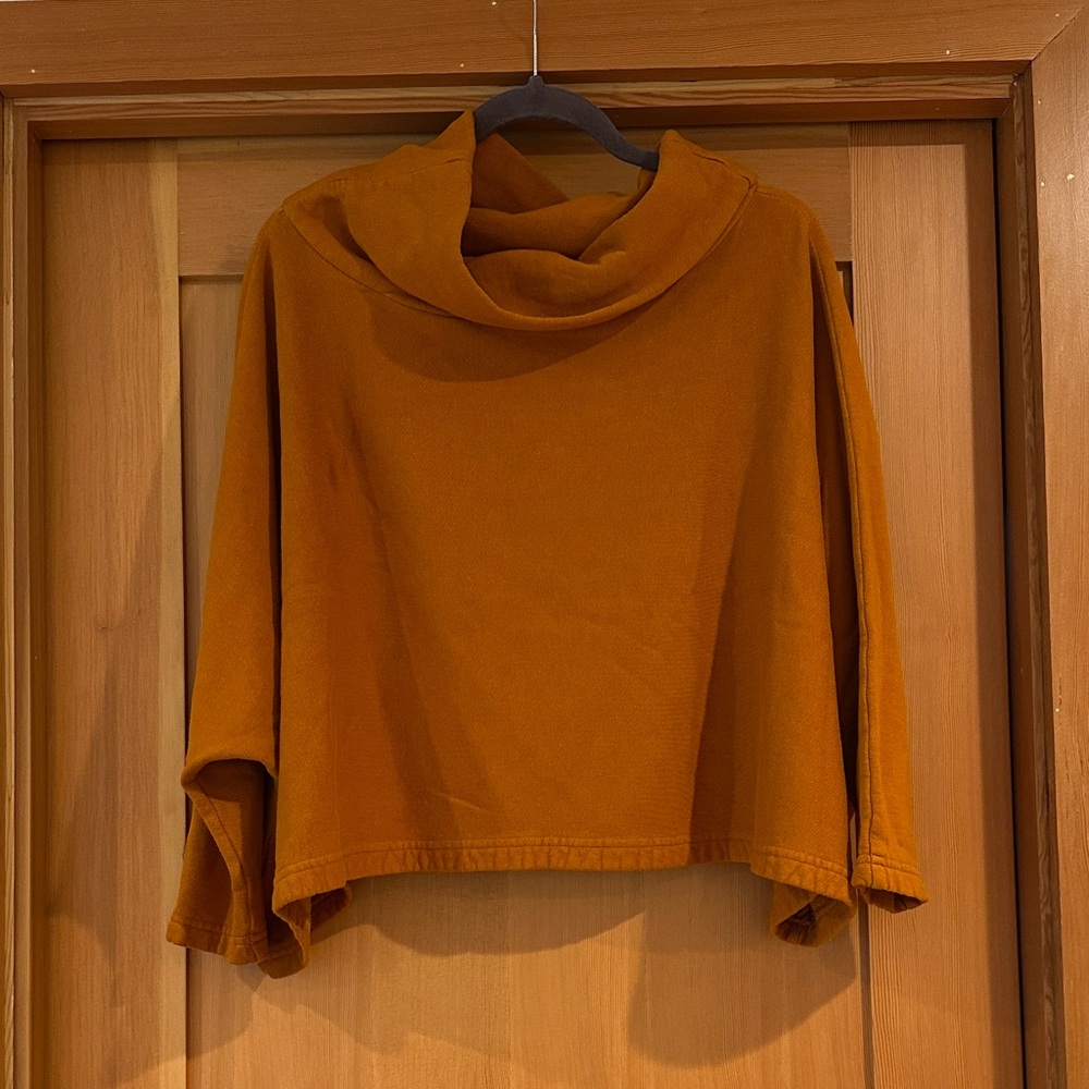 bryn Walker Cowl Neck Sweater - Rich Mustard